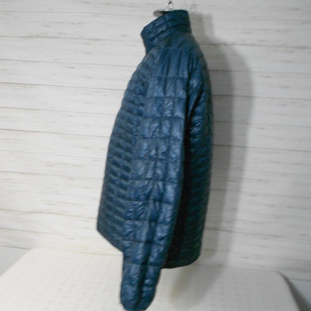 Patagonia Blue Puffer Pullover 1/2 Zip Jacket Mens Sz. XL GOOSE DOWN ULTRA LIGHT - Picture 5 of 15